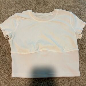 Lulu Lemon White Athletic crop